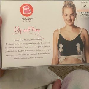 Clip & Pump Hands Free Nursing Bra Accessory